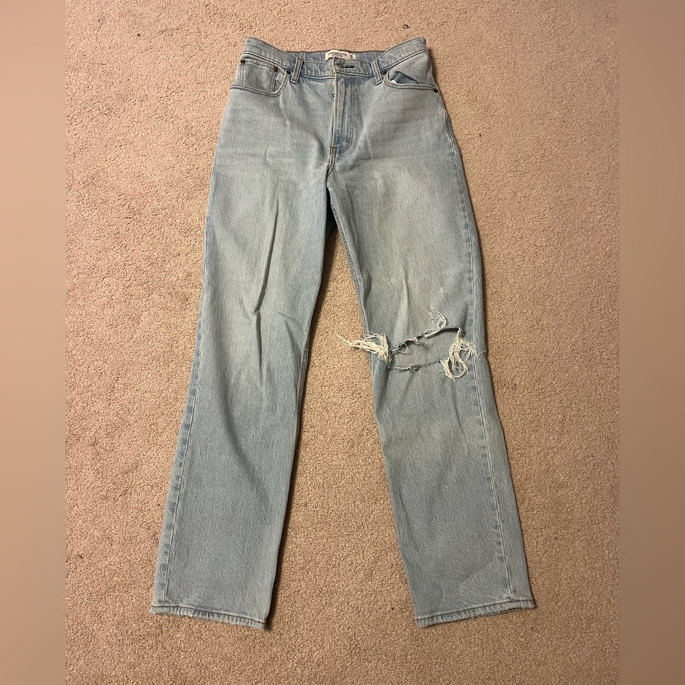 Abercrombie & Fitch Faded Denim Jeans